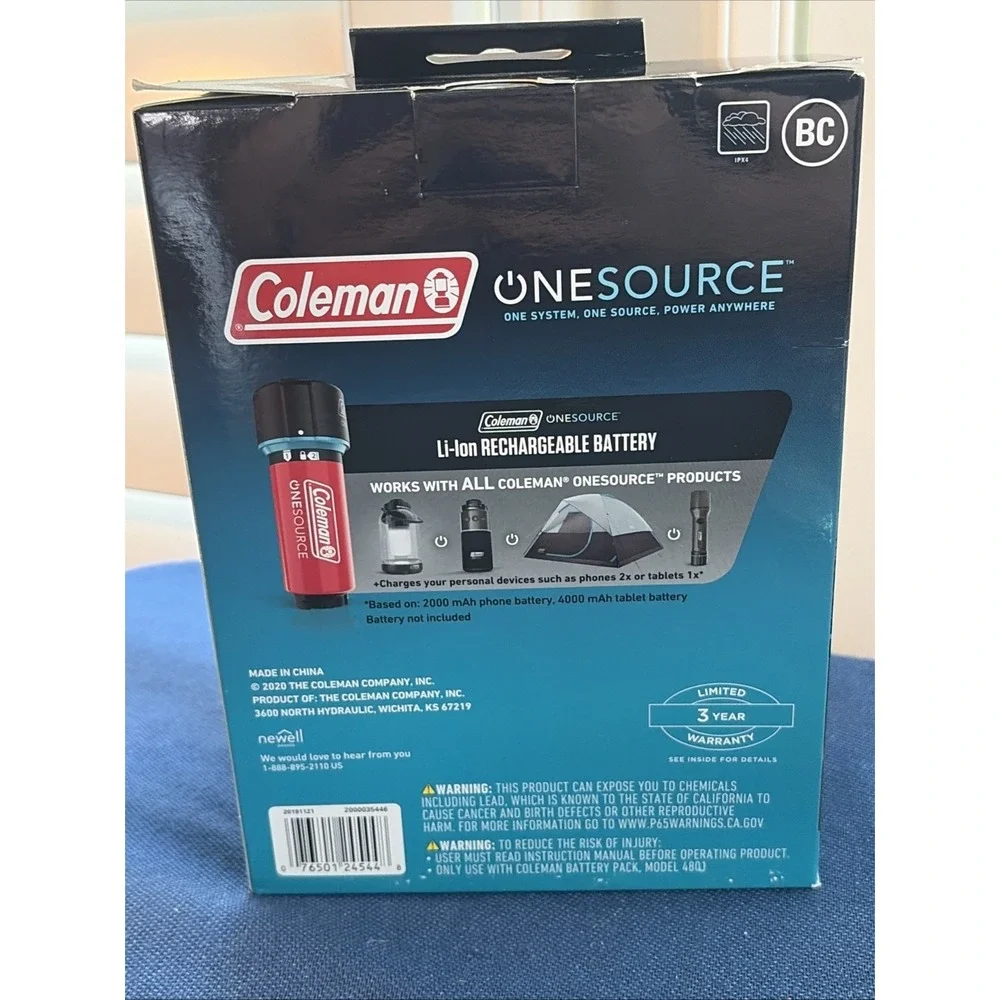 COLEMAN OneSource 2-Port Quick Charging Battery Charger Station - Brand New